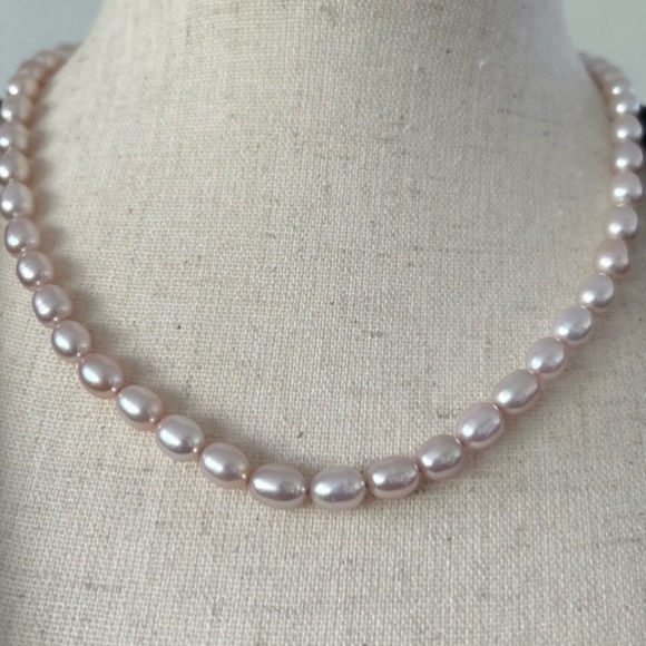 Honora Jewelry - Honora Pearl Necklace with heart shaped 925 Sterling clasp